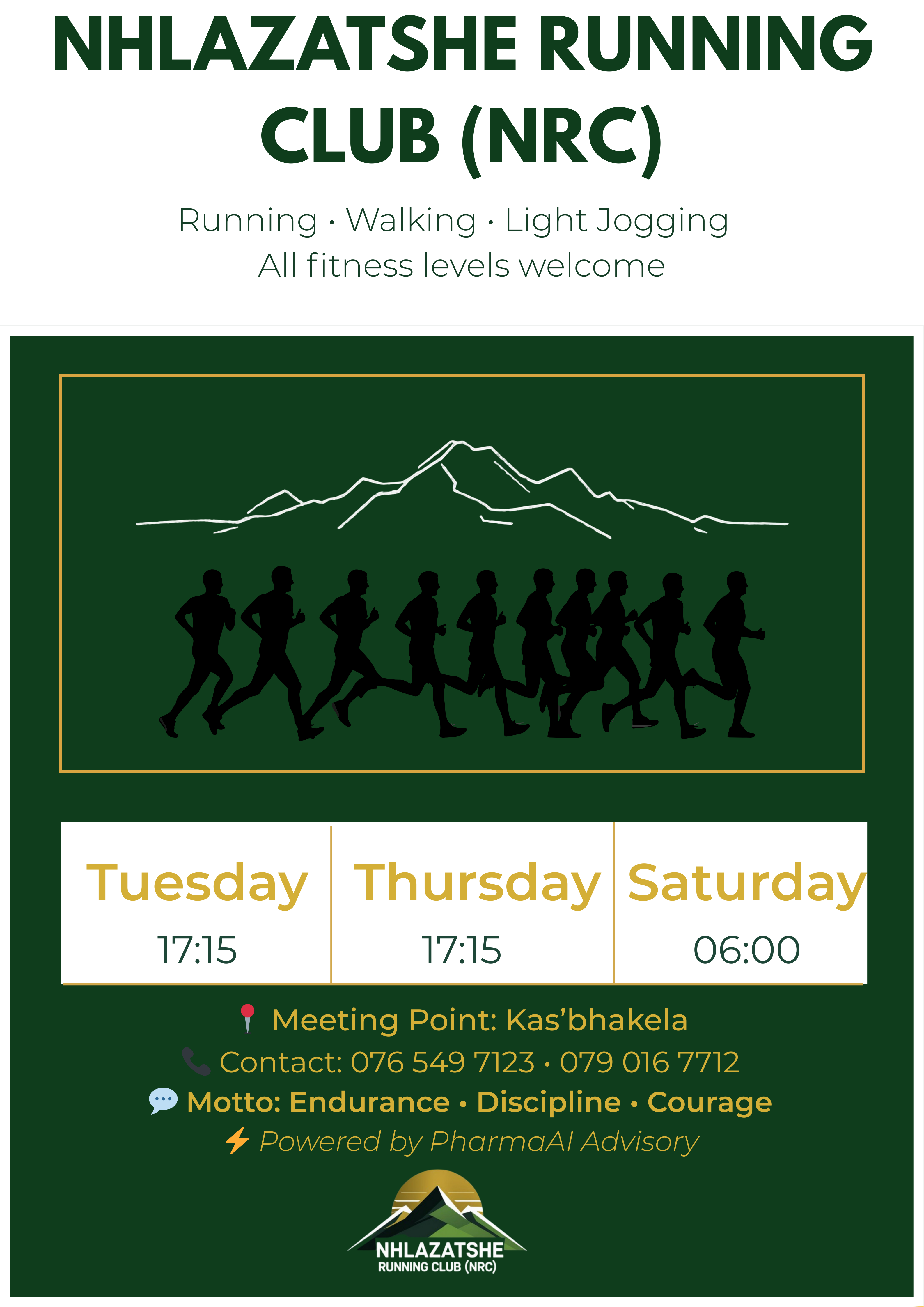 NRC community run flyer